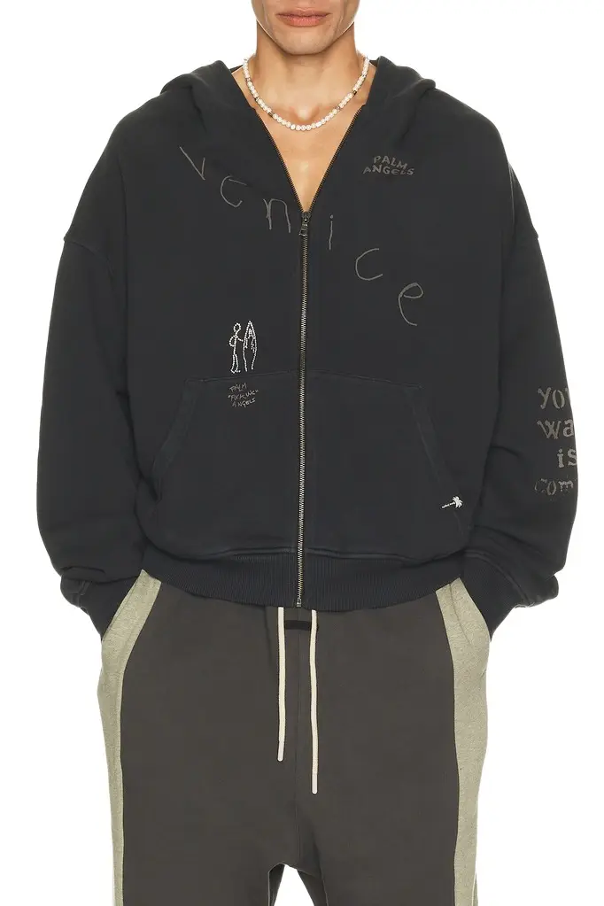 Surfer Dream Zipped Loose Hoodie Surfer Dream Zipped Loose Hoodie