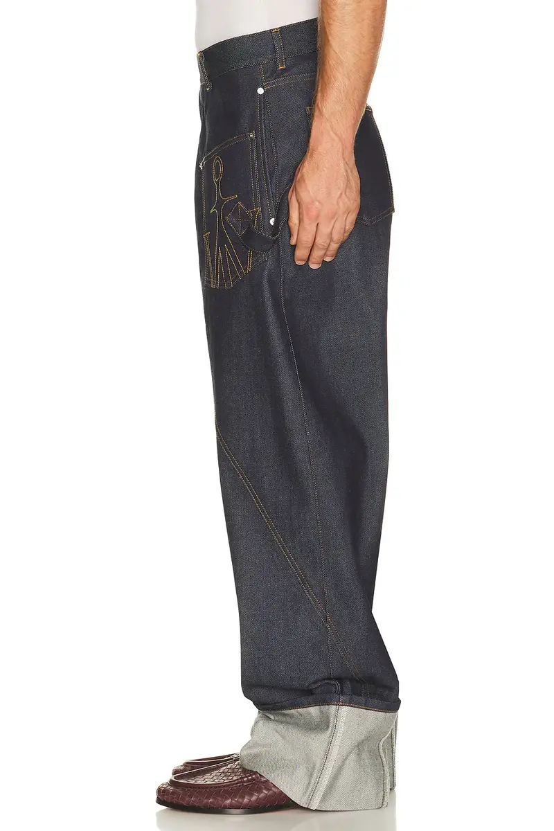 JW Anderson Twisted Workwear Jean With Turnup | Thumbnail 3 JW Anderson Twisted Workwear Jean With Turnup | Thumbnail 3