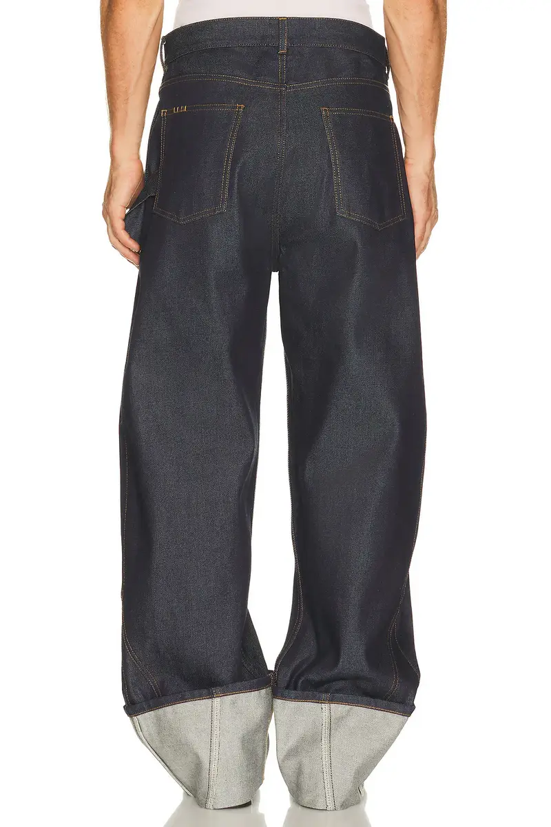 JW Anderson Twisted Workwear Jean With Turnup | Thumbnail 4 JW Anderson Twisted Workwear Jean With Turnup | Thumbnail 4