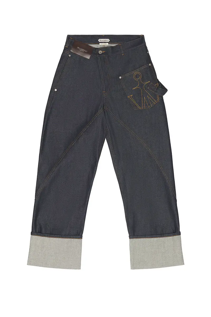 JW Anderson Twisted Workwear Jean With Turnup | Thumbnail 6 JW Anderson Twisted Workwear Jean With Turnup | Thumbnail 6