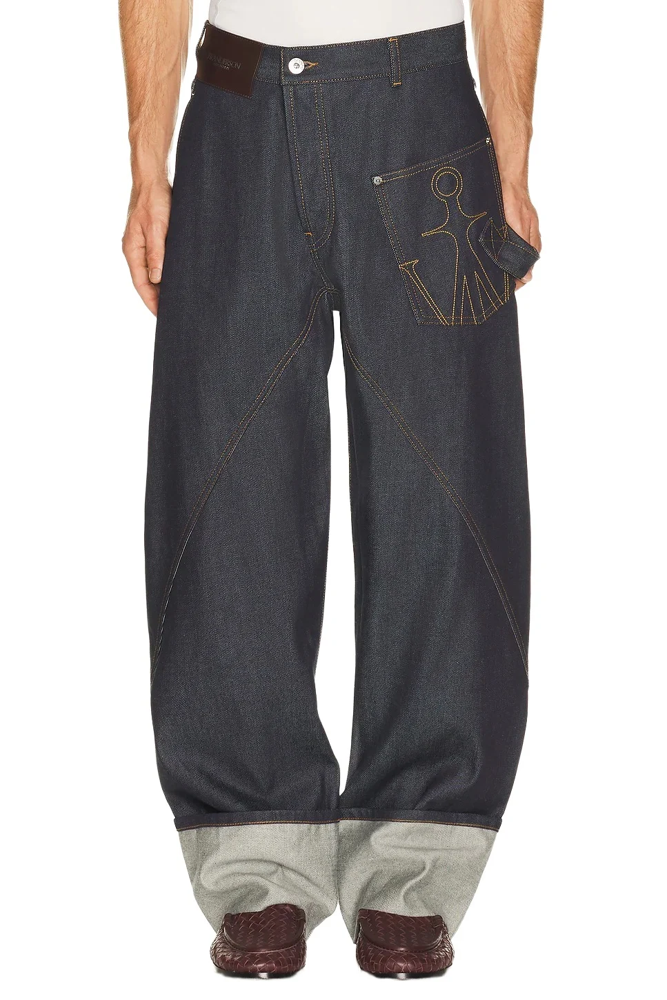 JW Anderson Twisted Workwear Jean With Turnup | Thumbnail 1 JW Anderson Twisted Workwear Jean With Turnup | Thumbnail 1