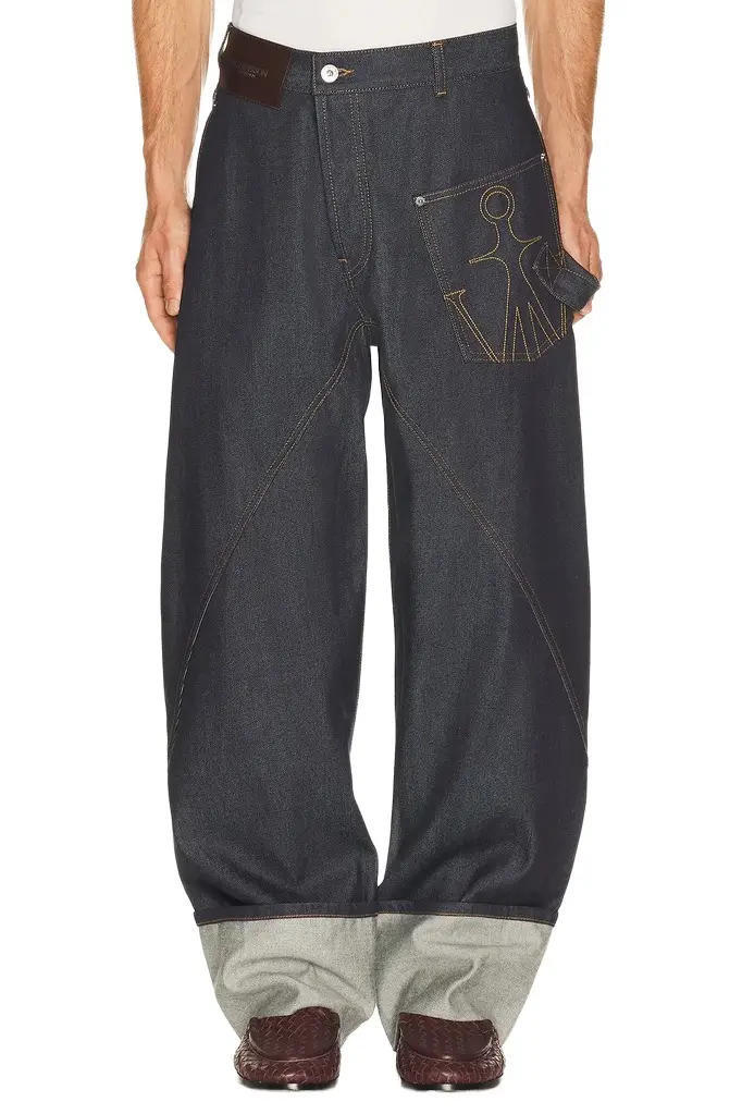 Twisted Workwear Jean With Turnup