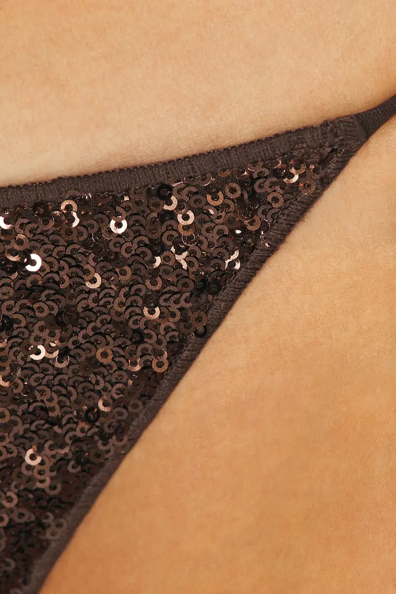 Skims Classic Swim Sparkle Bikini Bottom | Thumbnail 6 Skims Classic Swim Sparkle Bikini Bottom | Thumbnail 6