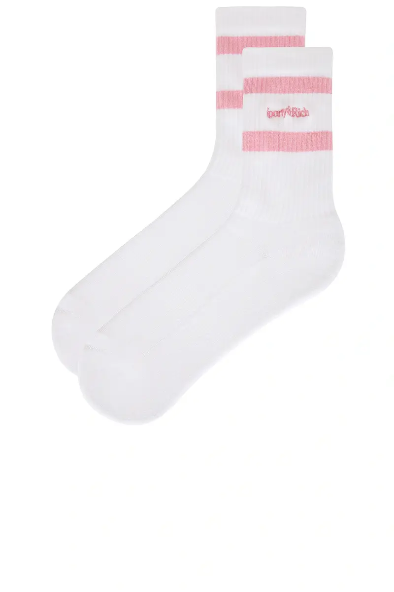 Sporty & Rich Serif Logo Socks | Thumbnail 2