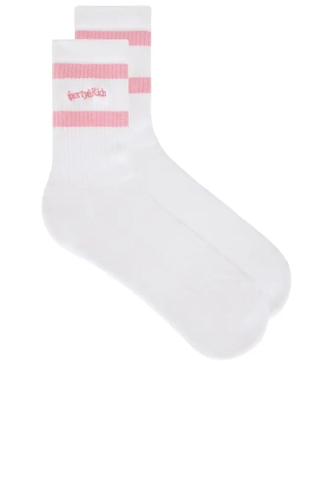 Sporty & Rich Serif Logo Socks