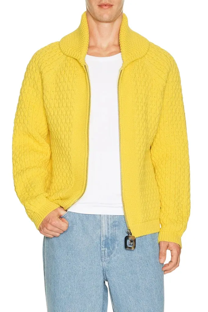 Cable Front Zip Jumper Cable Front Zip Jumper