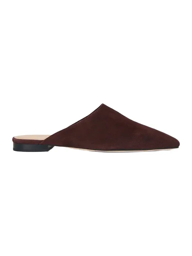 Suede Miller Mule