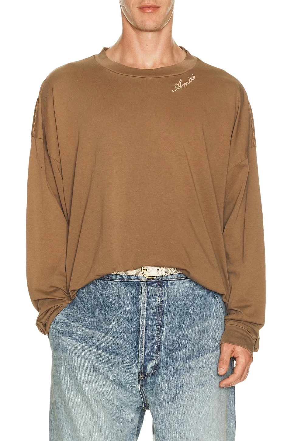 AMIRI Script Long Sleeve Tee