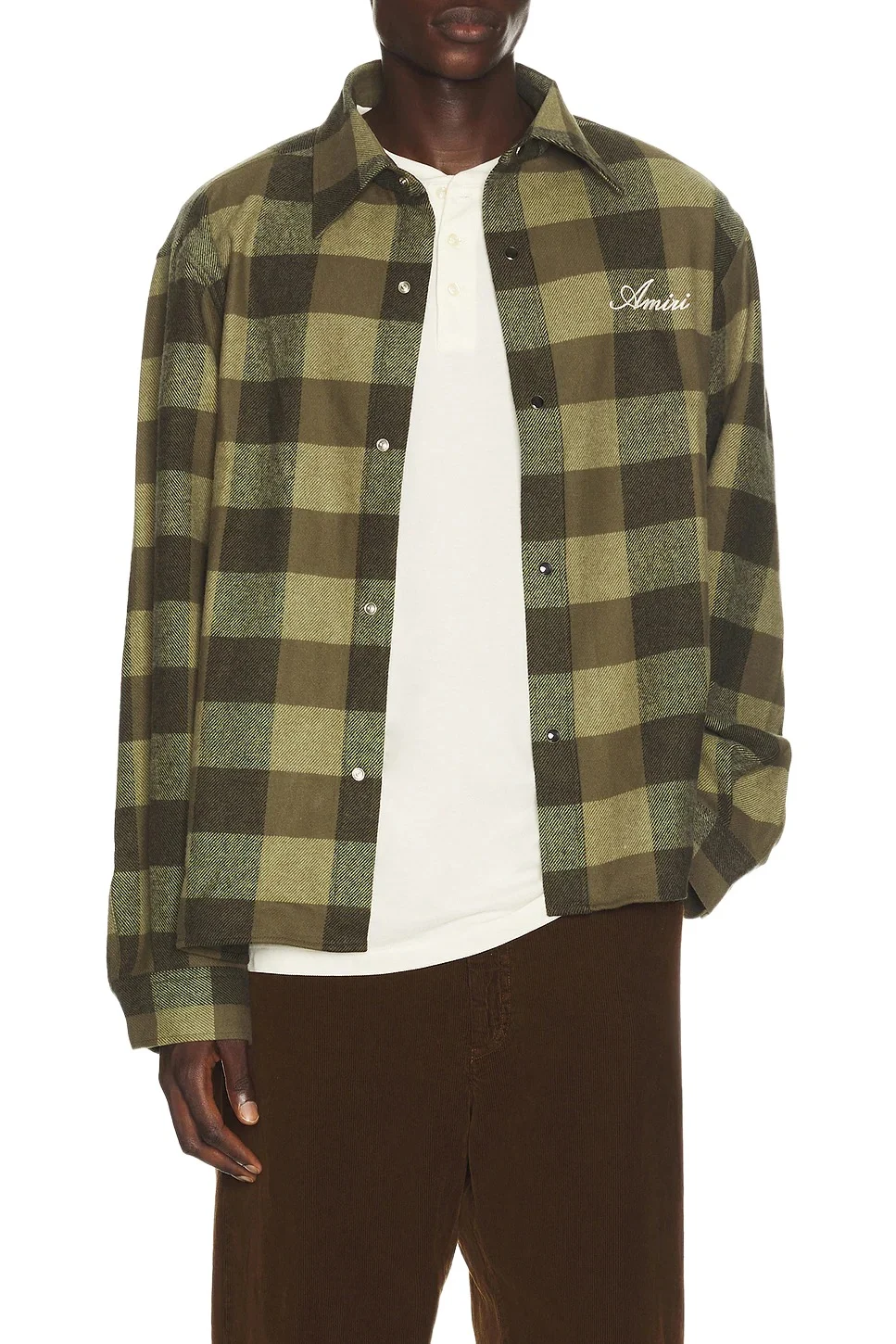 AMIRI OS Heavy Flannel Shirt