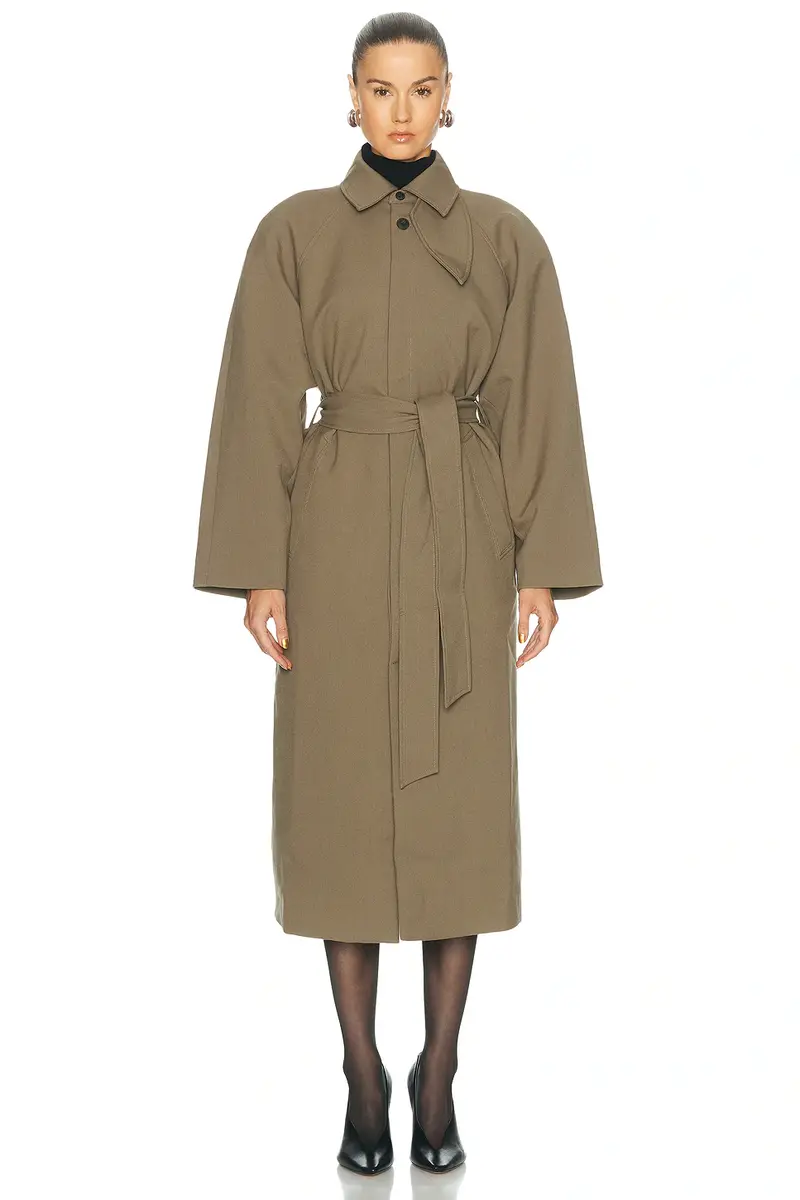 EAVES Keldan Classic Suiting Trench Coat | Thumbnail 2 EAVES Keldan Classic Suiting Trench Coat | Thumbnail 2