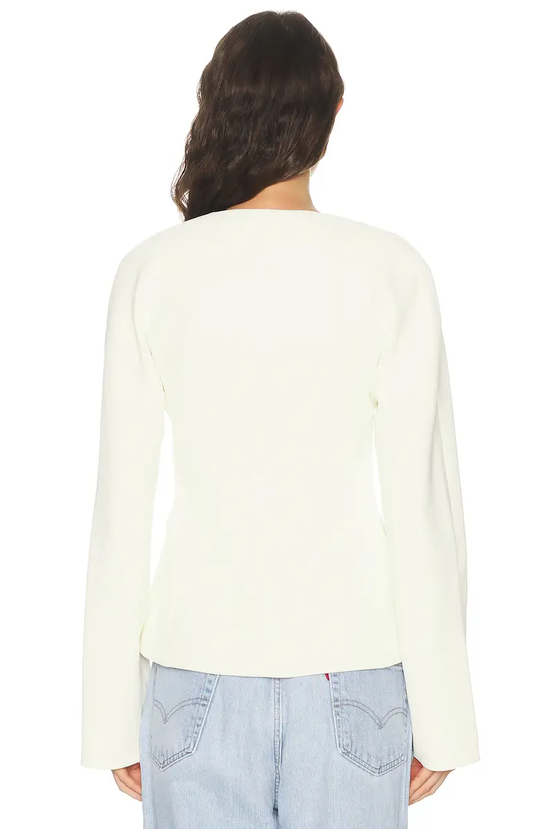EAVES Gal Crepe Blazer | Thumbnail 3 EAVES Gal Crepe Blazer | Thumbnail 3