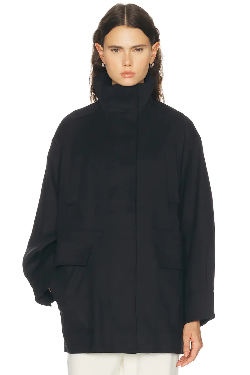 EAVES Mai Compact Suiting Parka Jacket | Thumbnail 3 EAVES Mai Compact Suiting Parka Jacket | Thumbnail 3