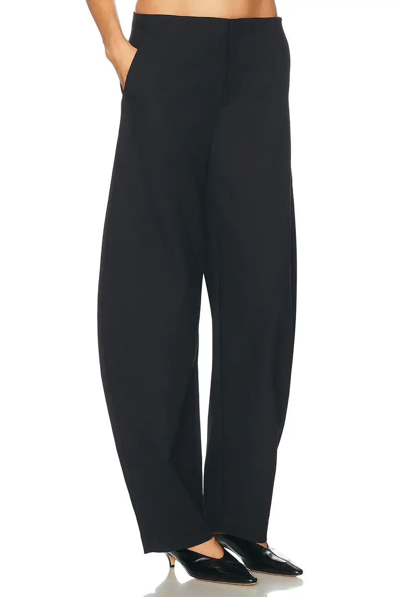 EAVES Low Rise Mai Sculptural Compact Suiting Pant | Thumbnail 2 EAVES Low Rise Mai Sculptural Compact Suiting Pant | Thumbnail 2