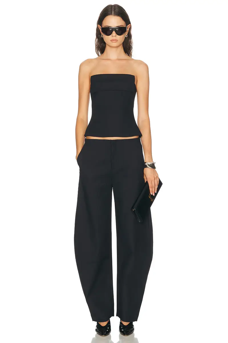 EAVES Low Rise Mai Sculptural Compact Suiting Pant | Thumbnail 5 EAVES Low Rise Mai Sculptural Compact Suiting Pant | Thumbnail 5
