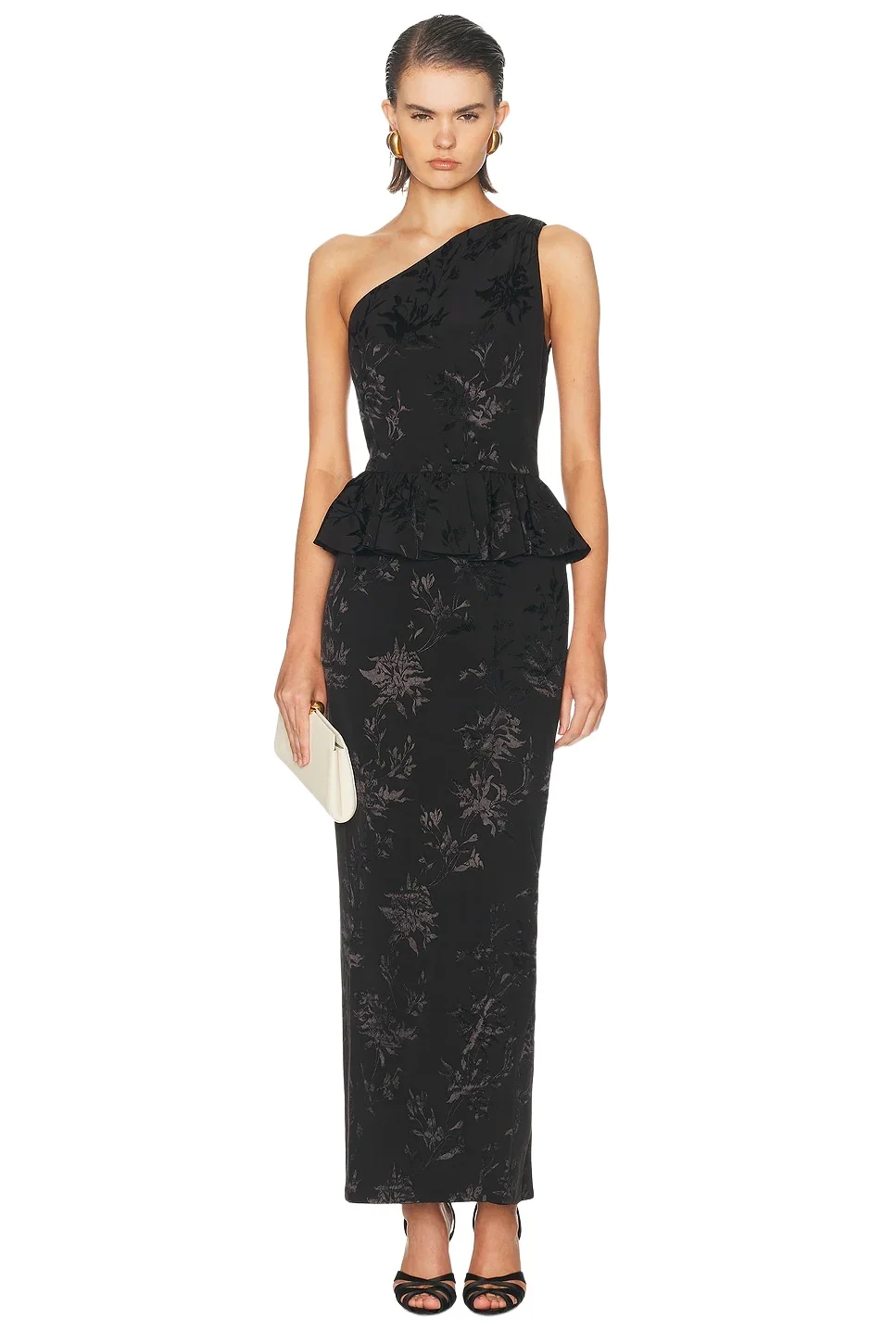 Hemant & Nandita Peplum Long Dress