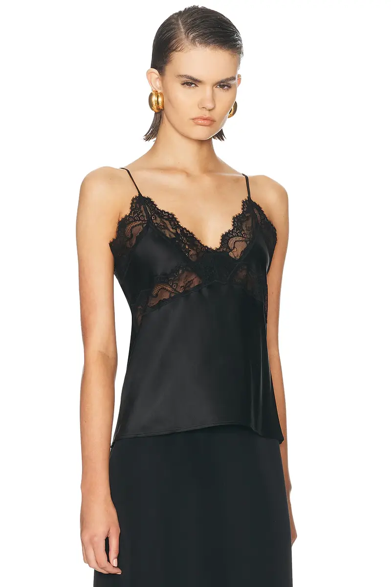 Sprwmn Paola Silk Cami Top | Thumbnail 2 Sprwmn Paola Silk Cami Top | Thumbnail 2