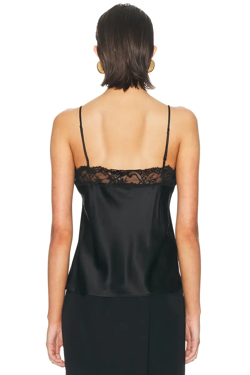 Sprwmn Paola Silk Cami Top | Thumbnail 3 Sprwmn Paola Silk Cami Top | Thumbnail 3