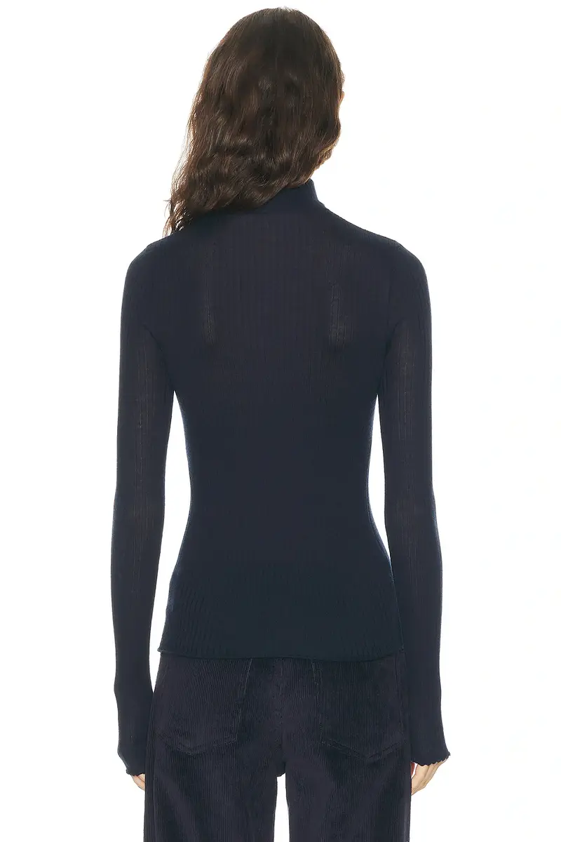Sprwmn Long Sleeve Mock Neck Top | Thumbnail 3