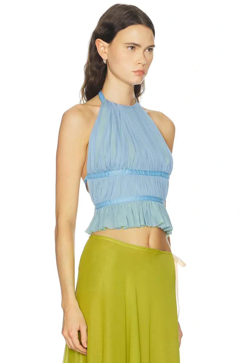 Tae Park Chiffon Wrap Top | Thumbnail 2 Tae Park Chiffon Wrap Top | Thumbnail 2
