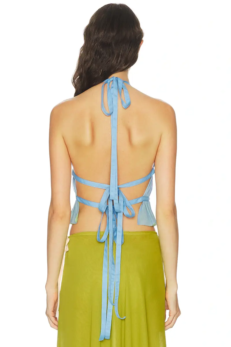 Tae Park Chiffon Wrap Top | Thumbnail 3 Tae Park Chiffon Wrap Top | Thumbnail 3