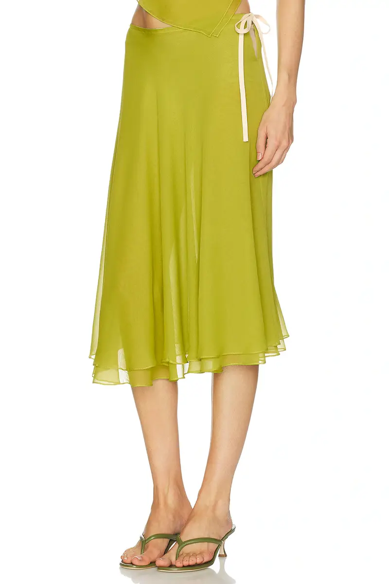 Tae Park Flowy Chiffon Skirt | Thumbnail 3 Tae Park Flowy Chiffon Skirt | Thumbnail 3