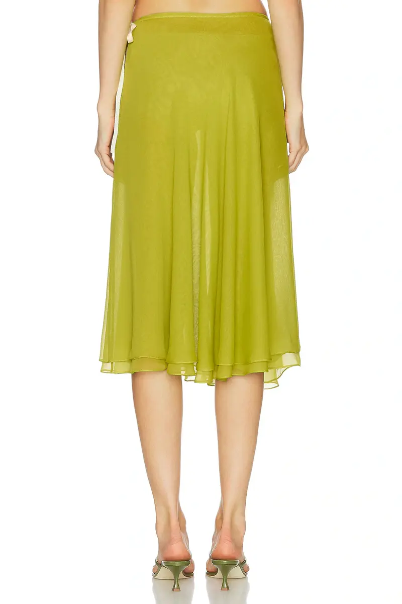 Tae Park Flowy Chiffon Skirt | Thumbnail 4 Tae Park Flowy Chiffon Skirt | Thumbnail 4