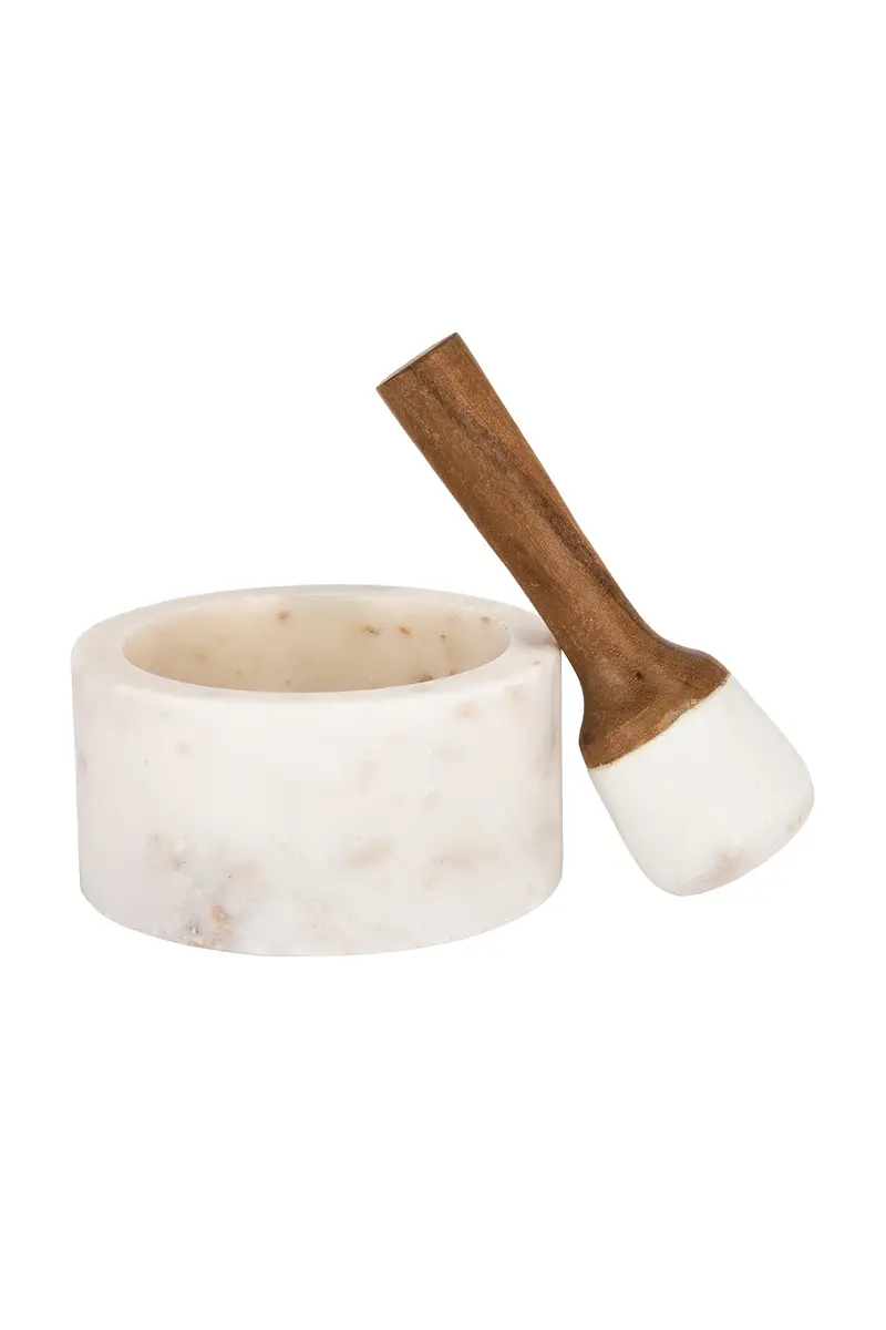 Verve Culture Marble Mortar & Pestle | Thumbnail 2 Verve Culture Marble Mortar & Pestle | Thumbnail 2