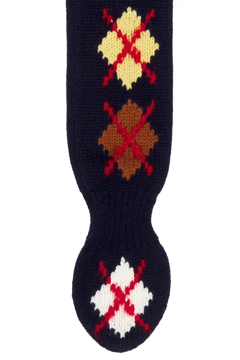 Guest In Residence Argyle Bowtie Scarf | Thumbnail 4 Guest In Residence Argyle Bowtie Scarf | Thumbnail 4