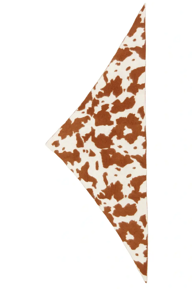 Guest In Residence Grizzly Cowhide Wild Rag | Thumbnail 2 Guest In Residence Grizzly Cowhide Wild Rag | Thumbnail 2