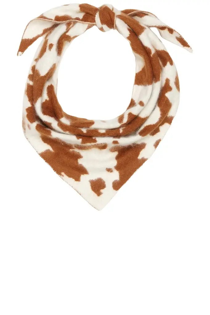 Guest In Residence Grizzly Cowhide Wild Rag