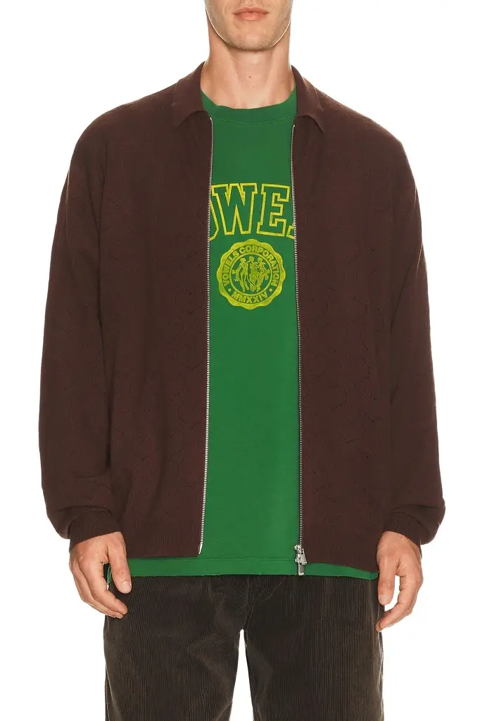 vowels Eyelet Zip Up