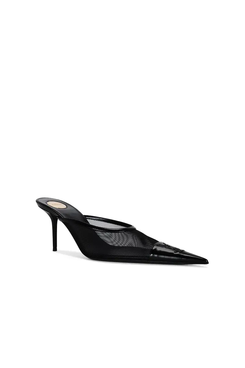 Saint Laurent Thierry On Pump Mule | Thumbnail 2 Saint Laurent Thierry On Pump Mule | Thumbnail 2