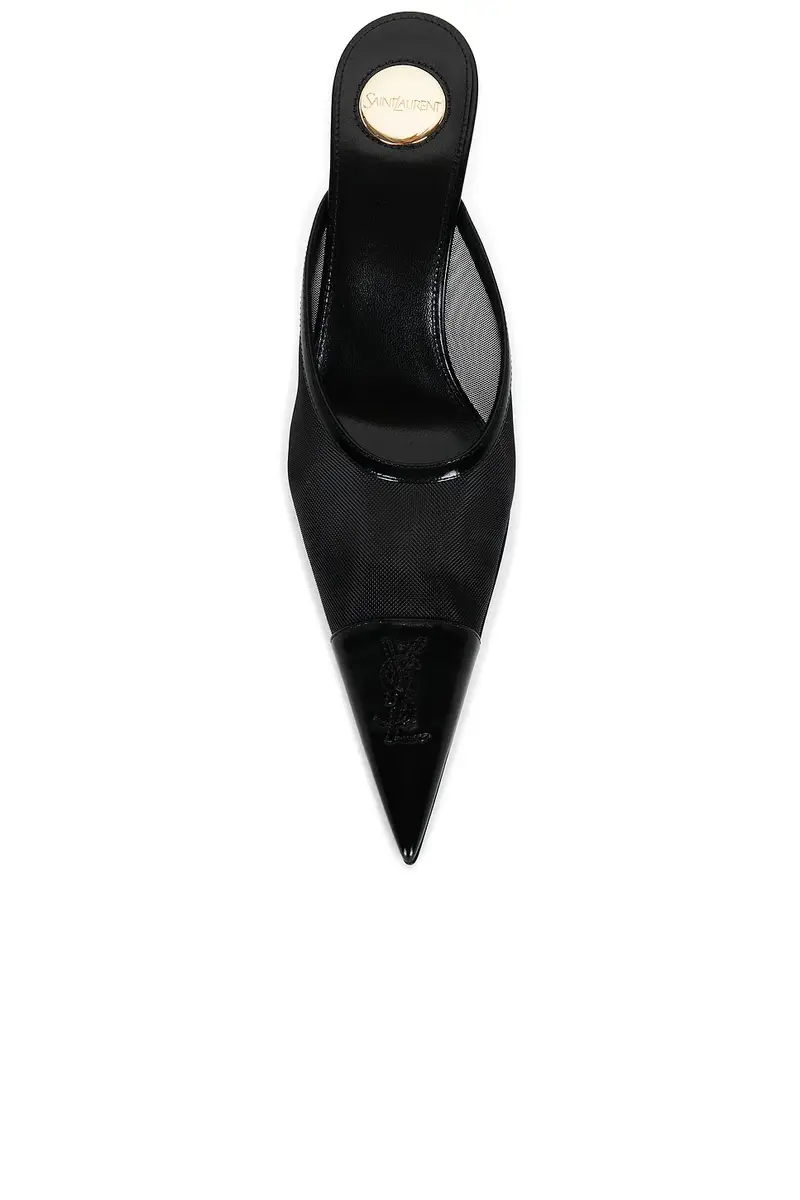 Saint Laurent Thierry On Pump Mule | Thumbnail 4 Saint Laurent Thierry On Pump Mule | Thumbnail 4