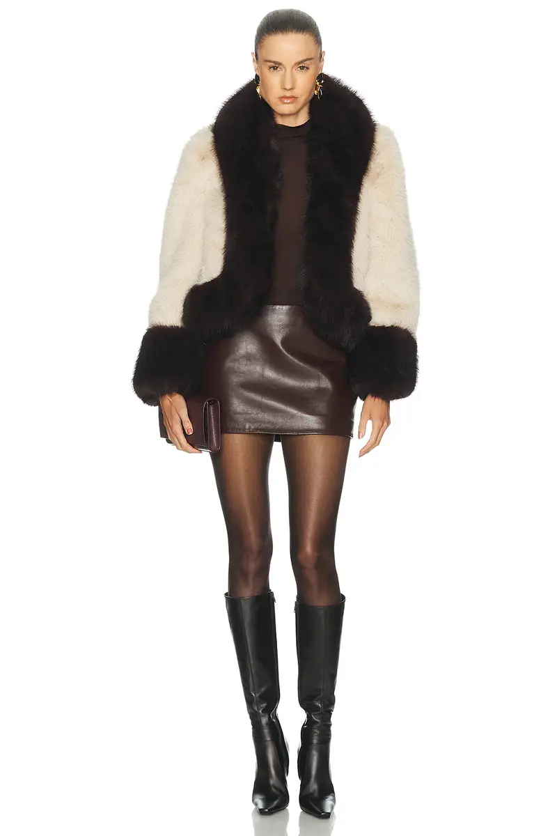 Retrofête Valerie Leather Skirt | Thumbnail 5 Retrofête Valerie Leather Skirt | Thumbnail 5