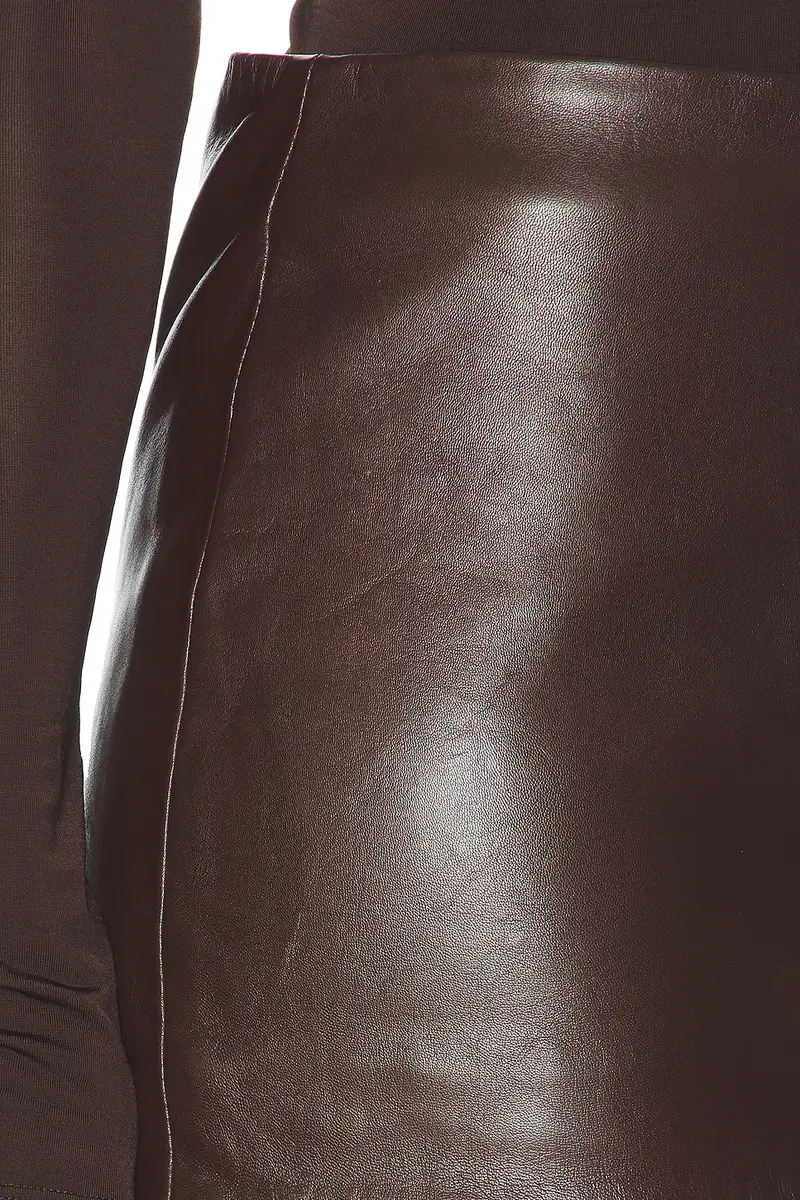 Retrofête Valerie Leather Skirt | Thumbnail 6 Retrofête Valerie Leather Skirt | Thumbnail 6