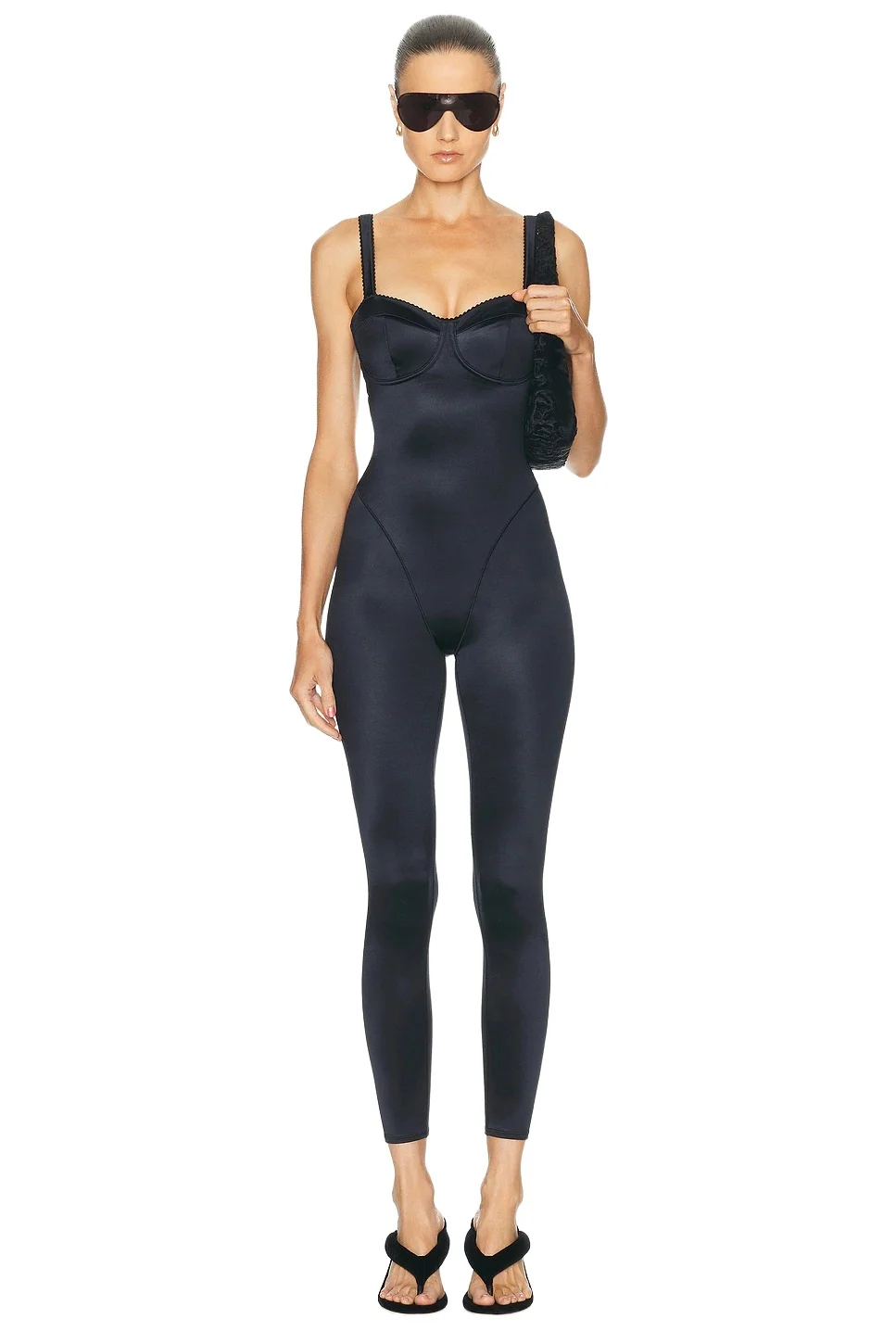 NikeSKIMS Shine Texture One Piece Jumpsuit