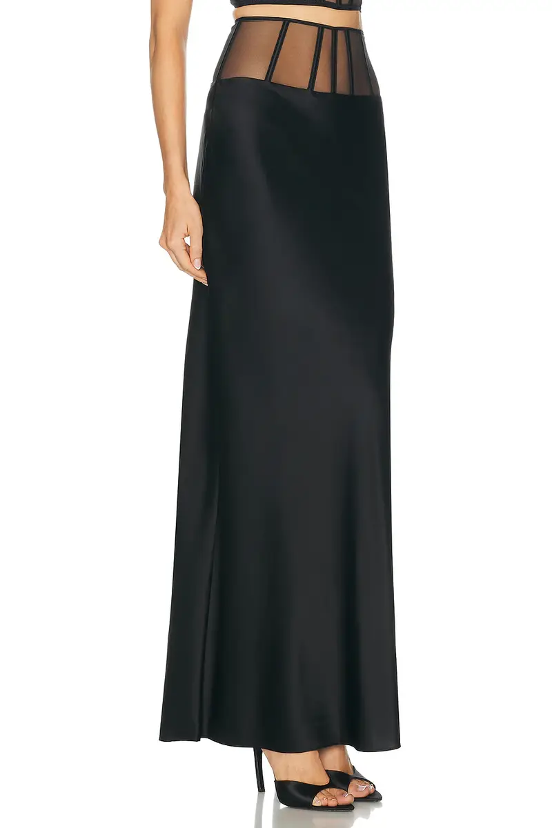 Kiki de Montparnasse Illusion Long Skirt | Thumbnail 2 Kiki de Montparnasse Illusion Long Skirt | Thumbnail 2