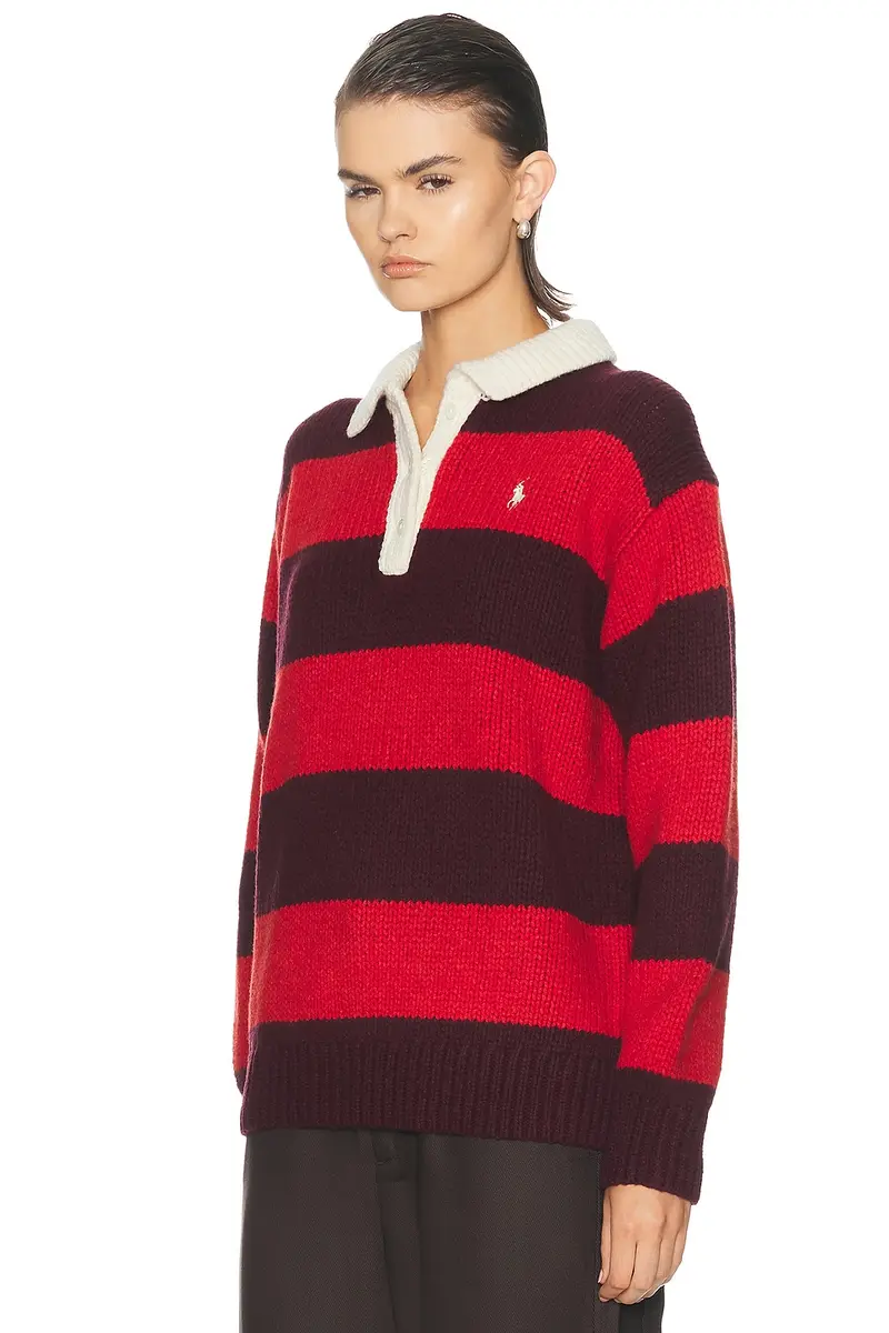 Polo Ralph Lauren Long Sleeve Rugby Sweater | Thumbnail 2 Polo Ralph Lauren Long Sleeve Rugby Sweater | Thumbnail 2