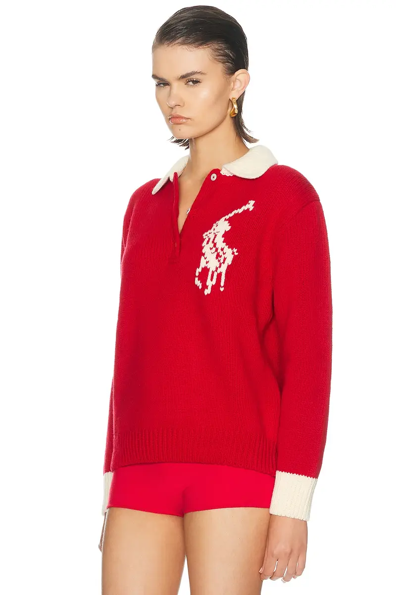 Polo Ralph Lauren Long Sleeve Polo Sweater | Thumbnail 2 Polo Ralph Lauren Long Sleeve Polo Sweater | Thumbnail 2