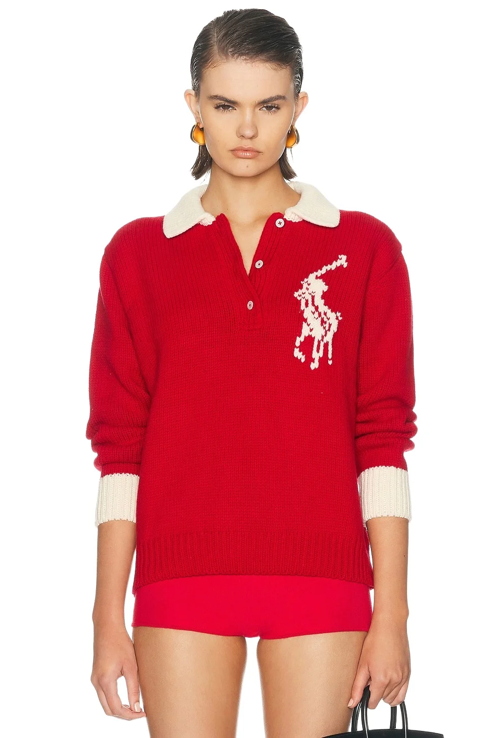 Long Sleeve Polo Sweater
