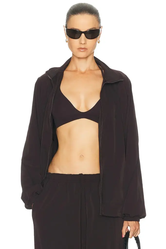 Stretch Nylon Oversized Jacket Stretch Nylon Oversized Jacket