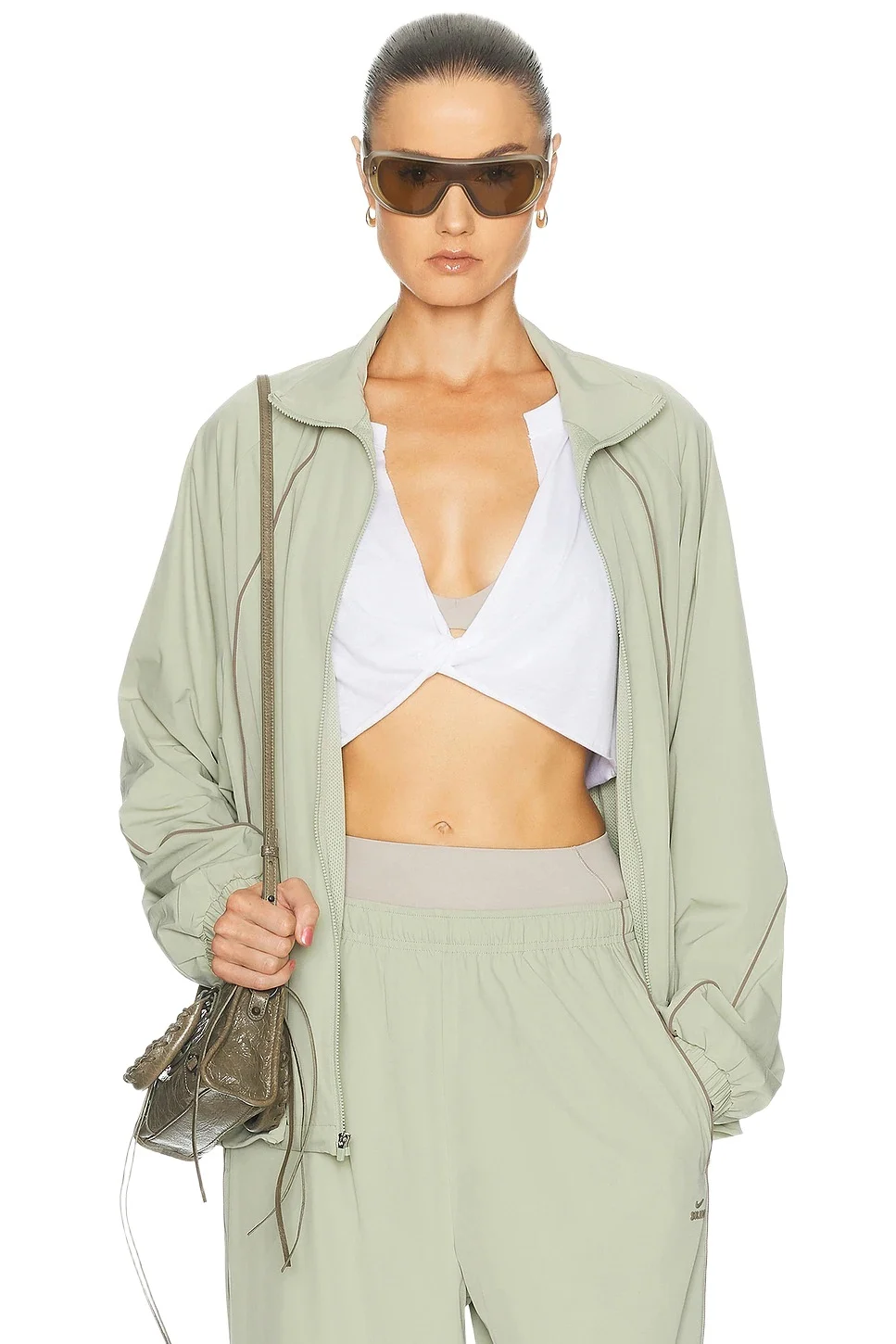 NikeSKIMS Stretch Nylon Oversized Jacket