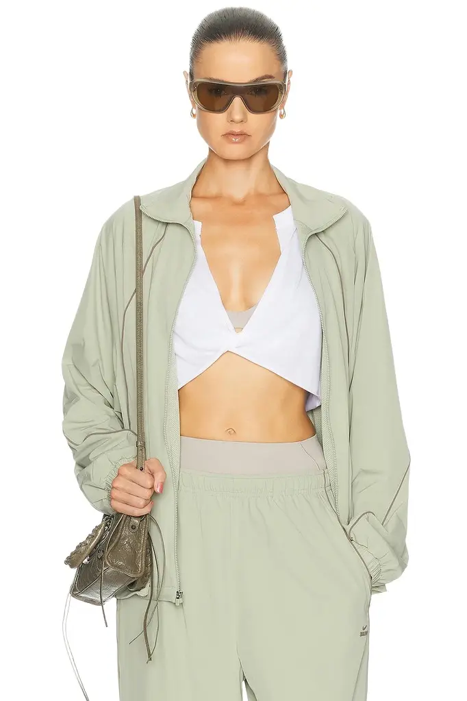 Stretch Nylon Oversized Jacket Stretch Nylon Oversized Jacket