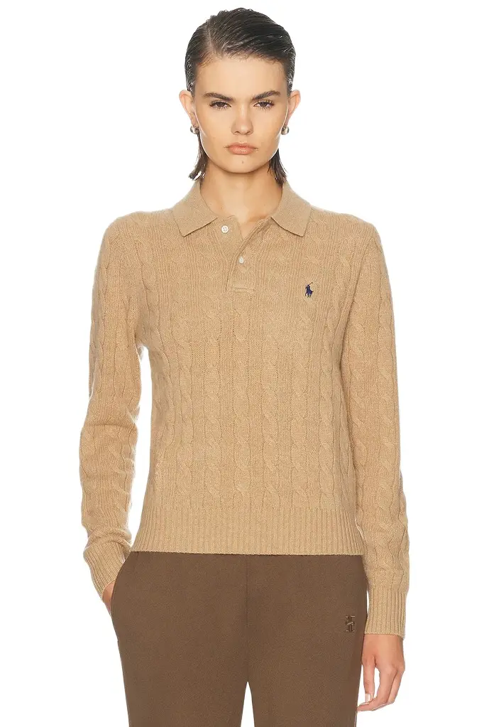 Collared Long Sleeve Sweater Collared Long Sleeve Sweater