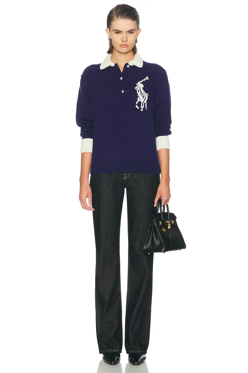 Polo Ralph Lauren Long Sleeve Polo Sweater | Thumbnail 4 Polo Ralph Lauren Long Sleeve Polo Sweater | Thumbnail 4