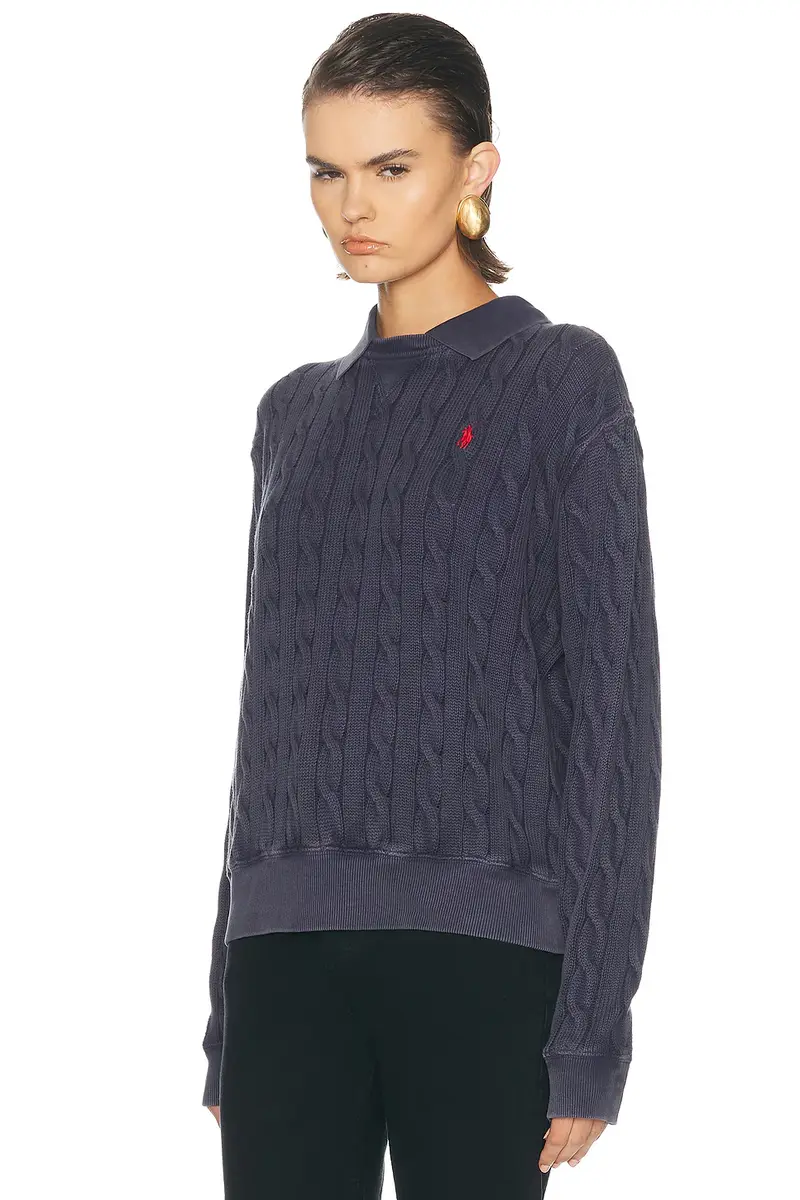 Polo Ralph Lauren Long Sleeve Polo Sweater | Thumbnail 2 Polo Ralph Lauren Long Sleeve Polo Sweater | Thumbnail 2