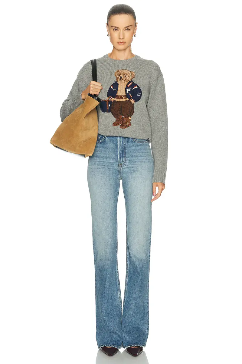Polo Ralph Lauren Bear Crewneck Long Sleeve Sweater | Thumbnail 4 Polo Ralph Lauren Bear Crewneck Long Sleeve Sweater | Thumbnail 4