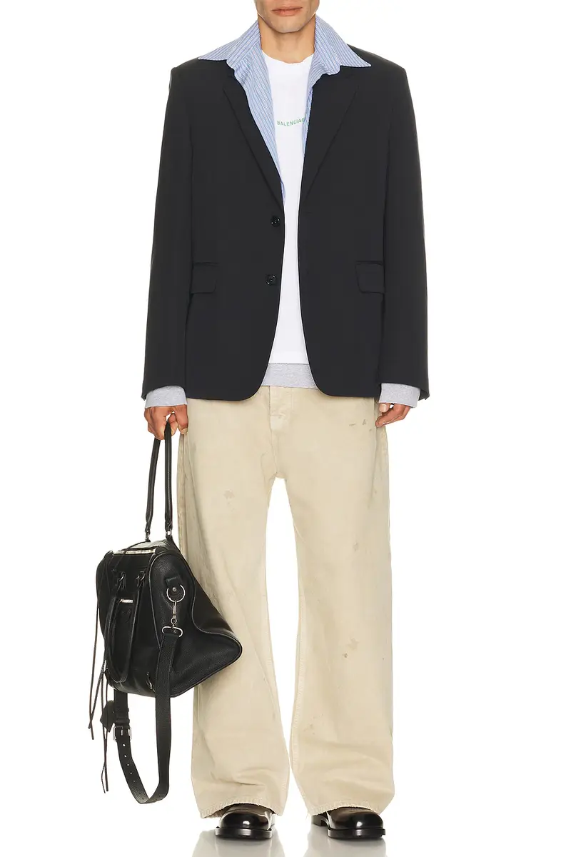 Balenciaga Relaxed Curved Jean | Thumbnail 4 Balenciaga Relaxed Curved Jean | Thumbnail 4