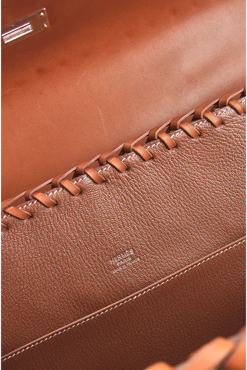 HERMÈS Hermes Wicker Kelly Picnic 35 Handbag | Thumbnail 6 HERMÈS Hermes Wicker Kelly Picnic 35 Handbag | Thumbnail 6