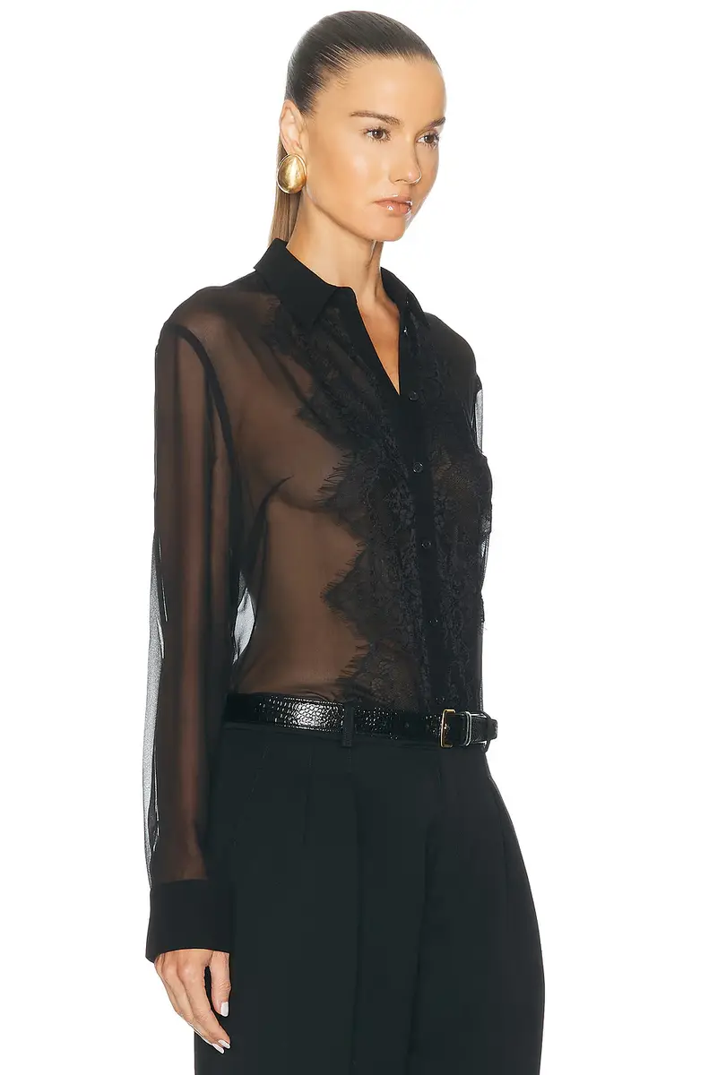 SANS FAFF Chelsea Silk Lace Blouse | Thumbnail 2 SANS FAFF Chelsea Silk Lace Blouse | Thumbnail 2